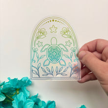 Load image into Gallery viewer, Turtle Suncatcher Decal