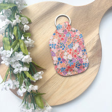 Load image into Gallery viewer, Pink Ditsy Floral Hand Sanitizer Holder