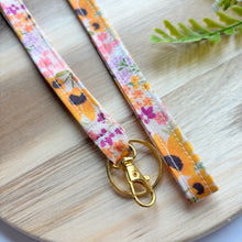 Load image into Gallery viewer, Sunflower Sunrise Cotton Lanyard