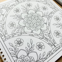 Load image into Gallery viewer, "Floral Mandalas" Adult Coloring Book