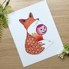Load image into Gallery viewer, Trick or Treating Fox Print