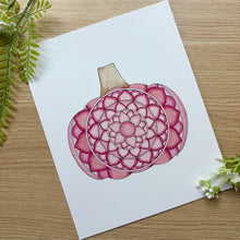 Load image into Gallery viewer, Pink Pumpkin Halloween Print