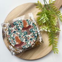 Load image into Gallery viewer, Foxes and Ferns Ceramic Coasters (Set of 4)