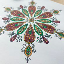 Load image into Gallery viewer, Winter Snowflake Coloring Page
