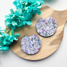 Load image into Gallery viewer, Lavender Meadows Car Coasters (Set of 2)