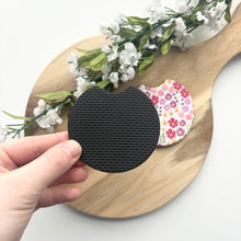Load image into Gallery viewer, Pink and Purple Wildflower Car Coasters (Set of 2)
