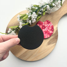 Load image into Gallery viewer, Pink and Peach Floral Car Coasters (Set of 2)