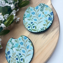 Load image into Gallery viewer, Aqua Meadows Car Coasters (Set of 2)