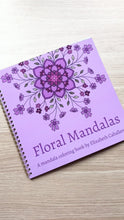 Load and play video in Gallery viewer, "Floral Mandalas" Adult Coloring Book