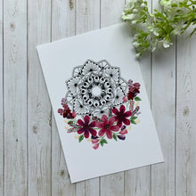 Load image into Gallery viewer, Pink Wildflowers Mandala