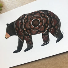Load image into Gallery viewer, Mandala Black Bear
