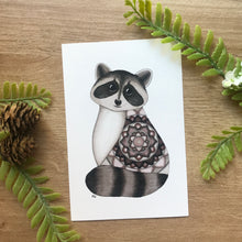 Load image into Gallery viewer, Mandala Raccoon