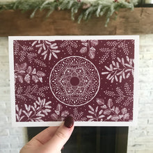 Load image into Gallery viewer, Set of 12 Colored Paper Christmas Greeting Cards