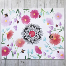 Load image into Gallery viewer, Spring Wildflowers Mandala