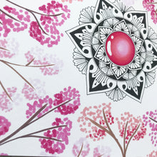 Load image into Gallery viewer, Spring Cherry Blossoms Mandala