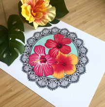 Load image into Gallery viewer, Hibiscus Mandala