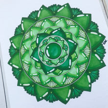 Load image into Gallery viewer, Emerald Mandala (May)