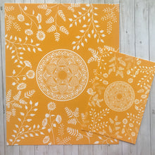 Load image into Gallery viewer, Yellow Sunflowers and Fern Mandala