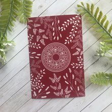 Load image into Gallery viewer, Burgundy Ferns and Wheat Mandala