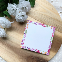 Load image into Gallery viewer, 3x3 Pink &amp; Purple Wildflower Sticky Notes
