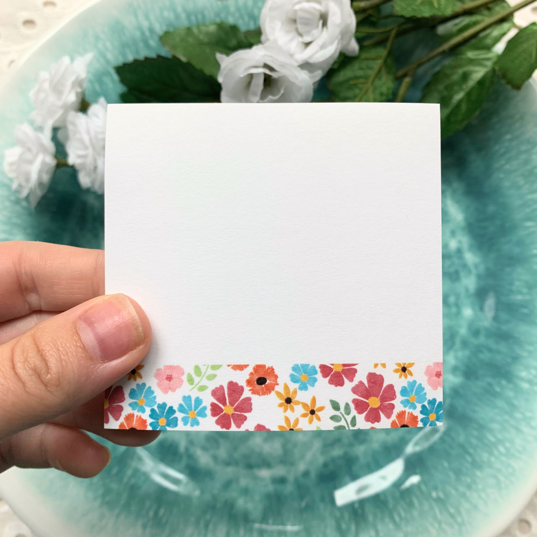 3x3 Summer Flowers Sticky Notes