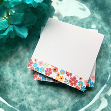 Load image into Gallery viewer, 3x3 Summer Flowers Sticky Notes
