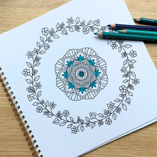 Load image into Gallery viewer, &quot;Mindful Mandalas&quot; Coloring Book

