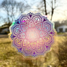 Load image into Gallery viewer, Purple Mandala Suncatcher
