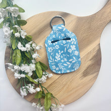 Load image into Gallery viewer, Blue Wildflowers Hand Sanitizer Holder
