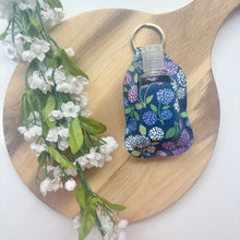 Load image into Gallery viewer, Midnight Hydrangea Garden Hand Sanitizer Holder
