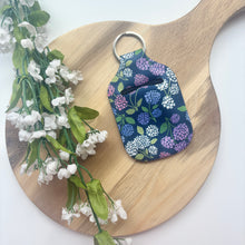 Load image into Gallery viewer, Midnight Hydrangea Garden Hand Sanitizer Holder
