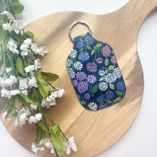 Load image into Gallery viewer, Midnight Hydrangea Garden Hand Sanitizer Holder
