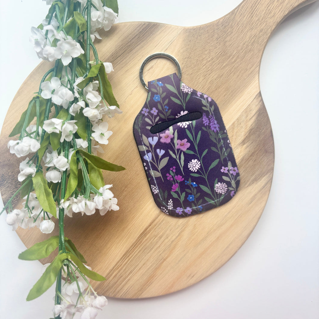 Midnight Lavender Meadows Hand Sanitizer Holder