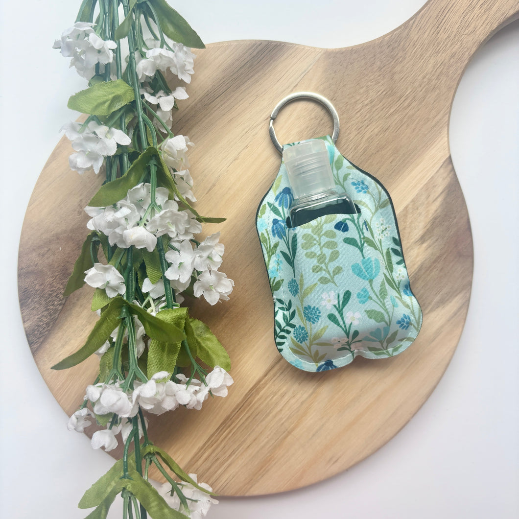 Aqua Meadows Hand Sanitizer Holder