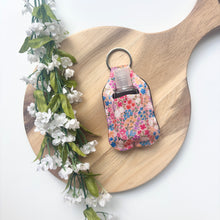Load image into Gallery viewer, Pink Ditsy Floral Hand Sanitizer Holder

