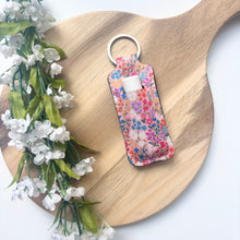 Load image into Gallery viewer, Pink Ditsy Floral Lip Balm Holder
