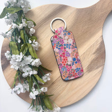 Load image into Gallery viewer, Pink Ditsy Floral Lip Balm Holder
