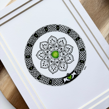 Load image into Gallery viewer, Celtic Claddagh Mandala Print
