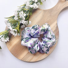 Load image into Gallery viewer, Lavender Meadows Satin Scrunchie
