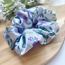 Load image into Gallery viewer, Lavender Meadows Satin Scrunchie
