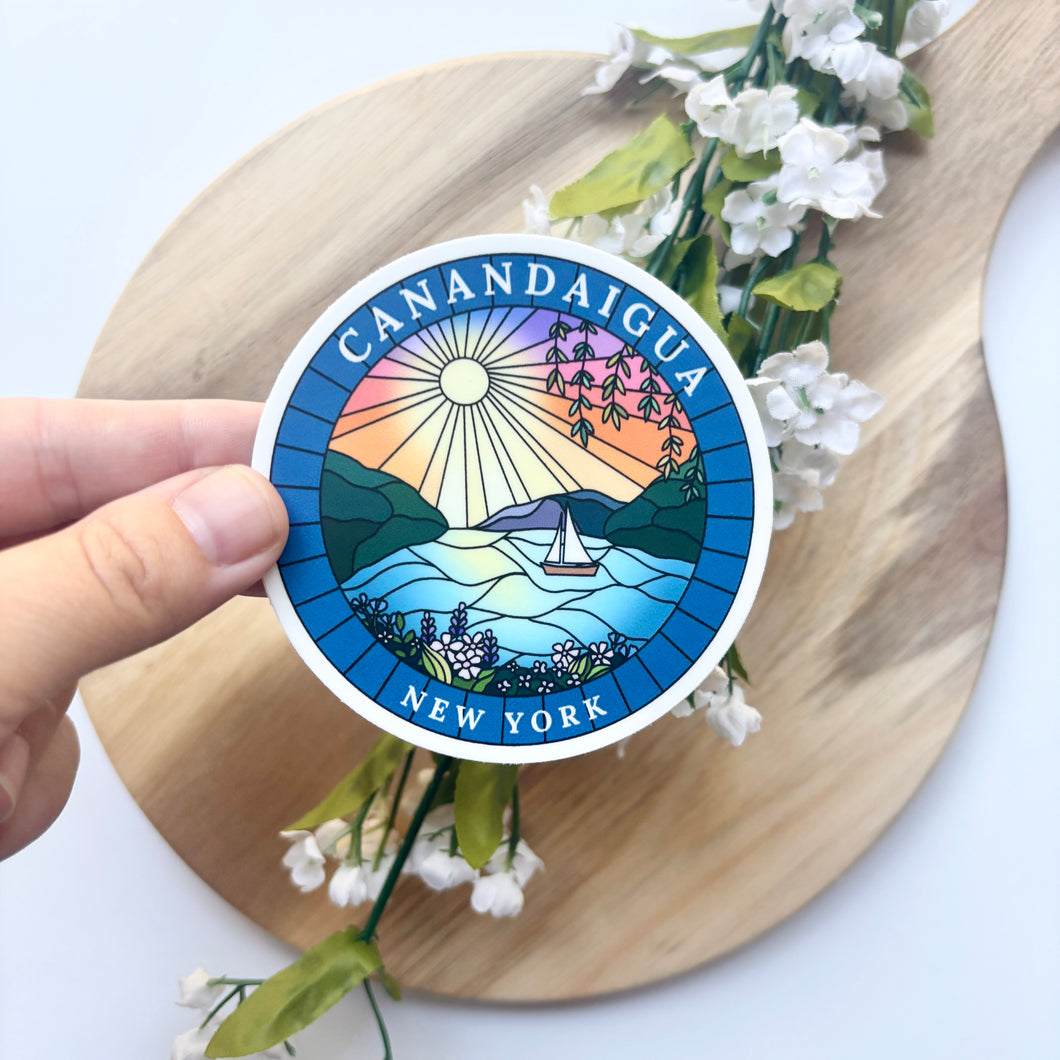 Canandaigua, NY Finger Lakes Sticker