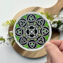 Load image into Gallery viewer, Celtic Trinity Knot Mandala Sticker
