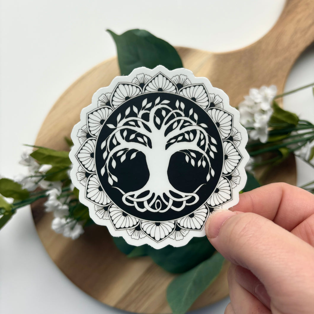 Celtic Tree Mandala Sticker