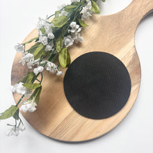 Load image into Gallery viewer, Midnight Hydrangea Garden Fabric Coaster
