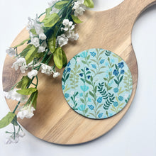 Load image into Gallery viewer, Aqua Meadows Fabric Coaster
