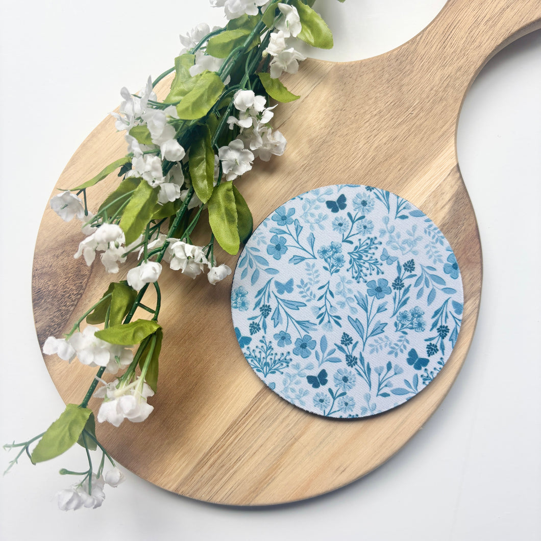 Butterfly Garden Fabric Coaster
