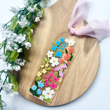 Load image into Gallery viewer, Bright Blooms Acrylic Bookmark
