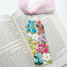 Load image into Gallery viewer, Bright Blooms Acrylic Bookmark
