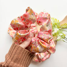 Load image into Gallery viewer, Marigold Meadows Satin Scrunchie
