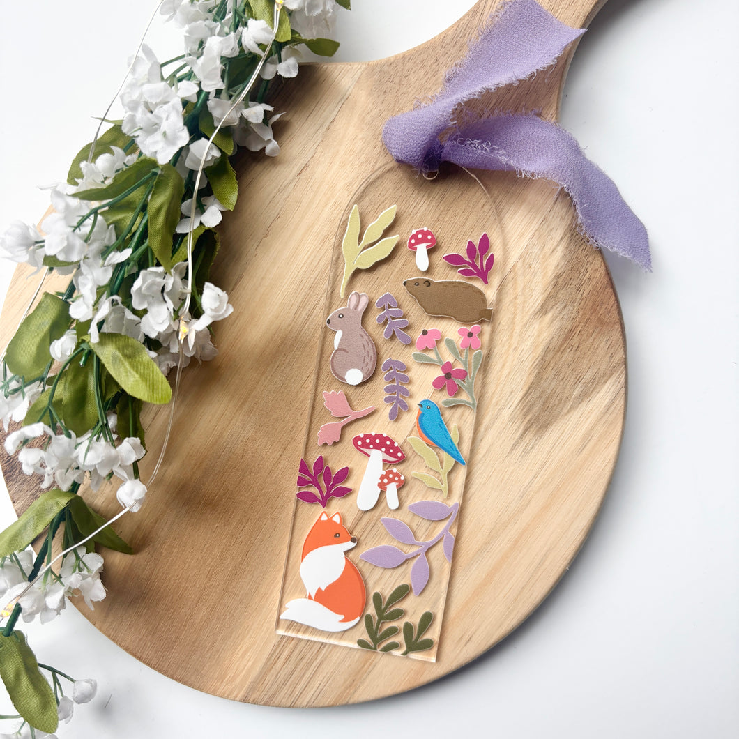 Fall Forest Acrylic Bookmark